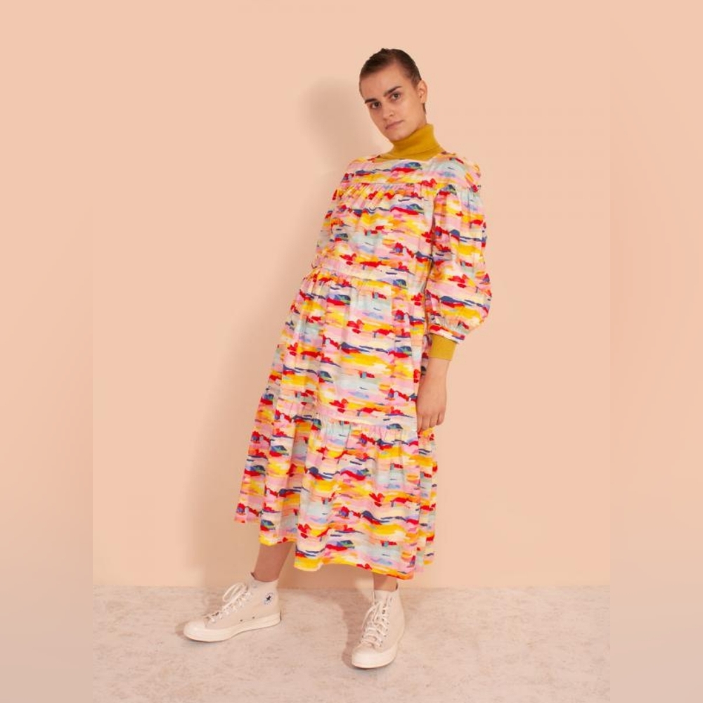 NWOT LF Markey Tate Dress in Fauve (Sz M/L)